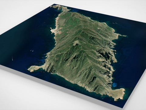 Island Marettimo Sicily 3D-Modell