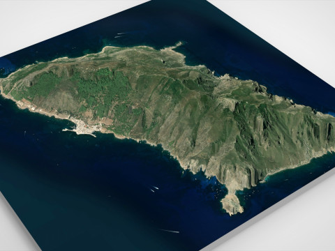 Island Marettimo Sicily 3D-Modell