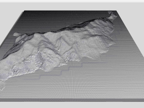 Island Marettimo Sicily 3D-Modell