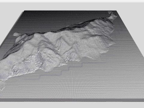 Island Marettimo Sicily 3D Model