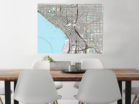 Cityscape Seattle Washington USA Modelo 3D
