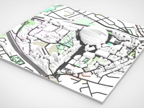 Wembley Stadium London England 3Dモデル