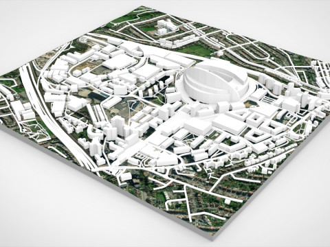 Wembley Stadium London England 3Dモデル