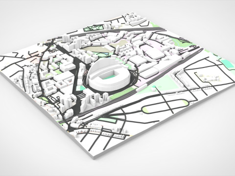 Wembley Stadium London England 3Dモデル