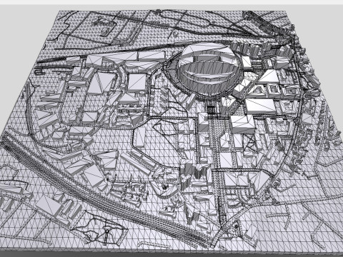 Wembley Stadium London England 3Dモデル
