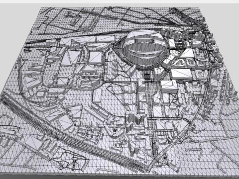 Wembley Stadium London England 3D Model