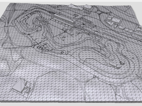 The Circuit de Barcelona-Catalunya Spain 3D Model