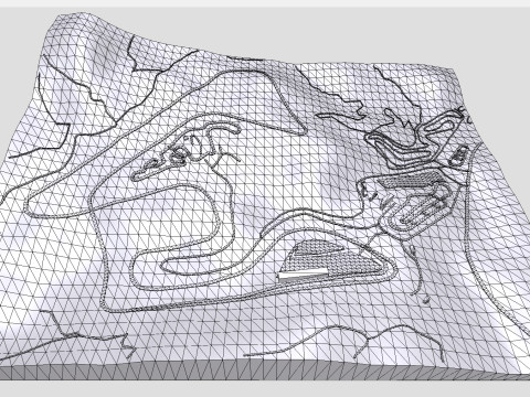 Parcmotor Castelloli Circuit Barcelona Spain Model 3D