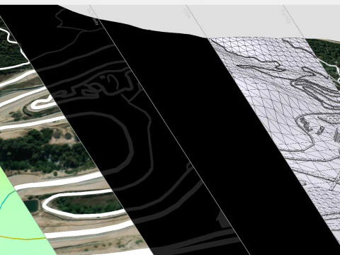 Circuito Parcmotor Castelloli Barcelona Espanha Modelo 3D