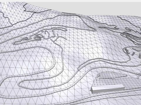 Circuito Parcmotor Castelloli Barcelona Espanha Modelo 3D
