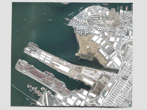 UPS Bayonne hub New Jersey USA 3D Model