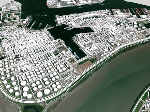 Haven 473A Port of Antwerpen Belgium 3D Model