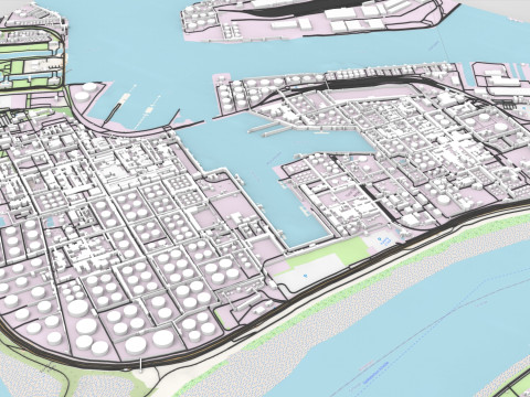 Haven 473A Port of Antwerpen Belgium 3D Модель