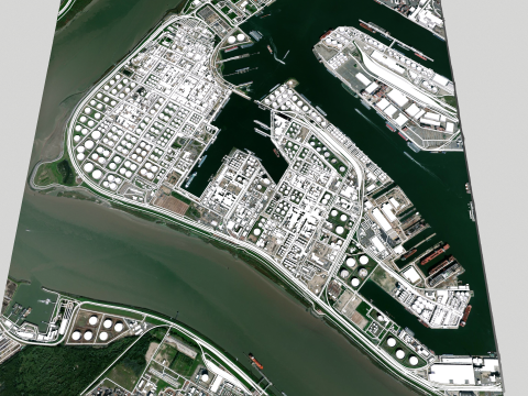 Haven 473A Port of Antwerpen Belgium 3D Модель