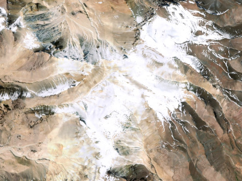 Volcano Sillajhuay Bolivia Chile Modelo 3D