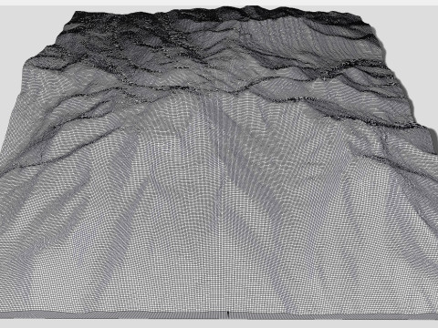 Volcano Sillajhuay Bolivia Chile Modelo 3D