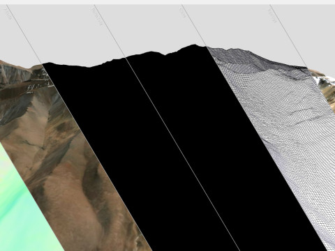 Volcano Sillajhuay Bolivia Chile Modelo 3D