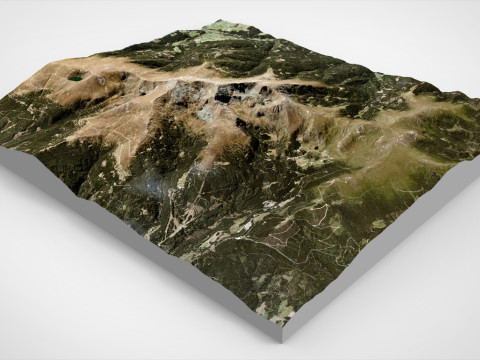 Mountain landscape The Zirbitzkogel Seetal Alps in Austria Modelo 3D