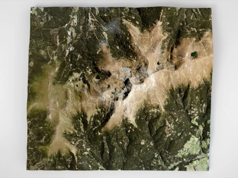 Mountain landscape The Zirbitzkogel Seetal Alps in Austria 3D Model