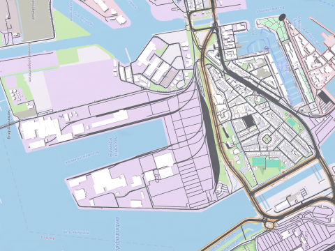 Cityscape Zeebrugge Belgium Modelo 3D