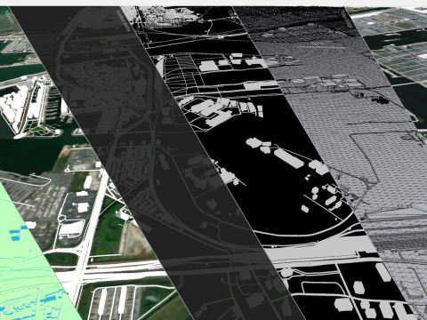 Cityscape Zeebrugge Belgium 3D Model