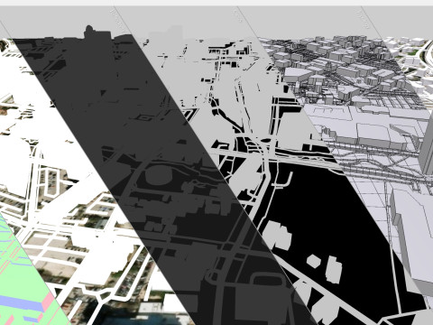 Cityscape San Antonio Texas USA 3D 모델