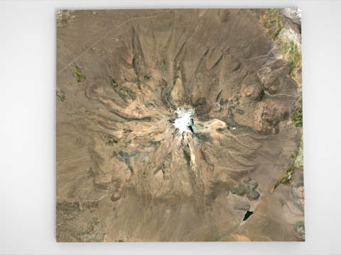 Stratovolcano Sajama Bolivia Modelo 3D