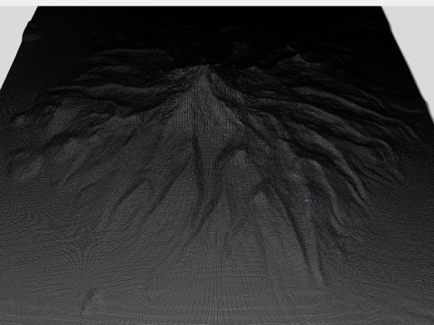 Stratovolcano Sajama Bolivia Modelo 3D
