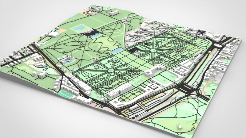 Schonbrunn Vienna Austria Modelo 3D .c4d .max .obj .3ds .fbx .stl .blend