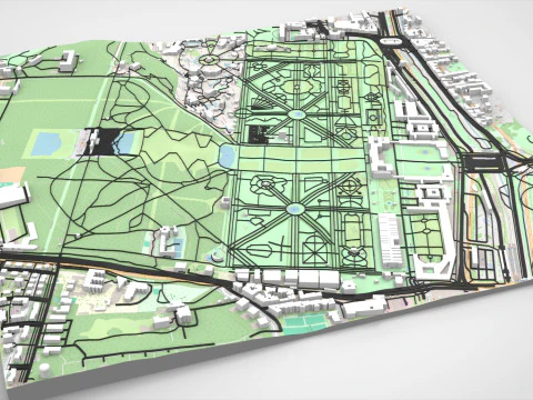 Schonbrunn Vienna Austria 3D Model