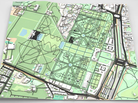 Schonbrunn Vienna Austria 3D Model