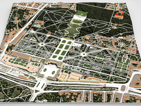 Schonbrunn Vienna Austria 3D Model