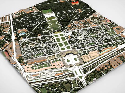 Schonbrunn Vienna Austria 3D Model