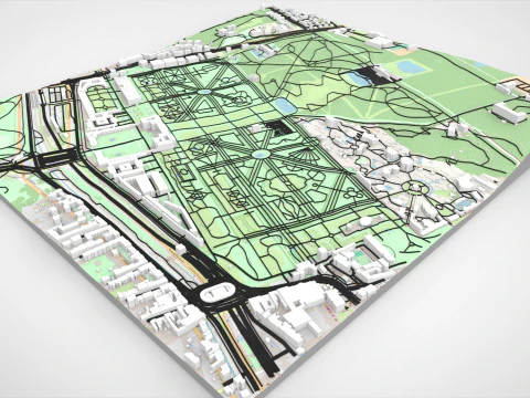 Schonbrunn Vienna Austria 3D Model