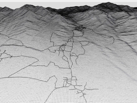 Village Fordo Iran 3D Model