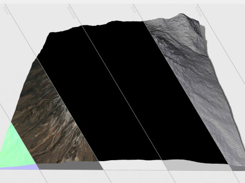 Mountain landscape Volcano Parinacota Bolivia and Chile 3D 模型