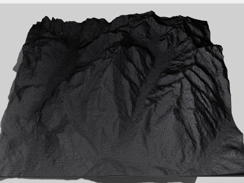 Mountain landscape Watzmann Germany 3D Модель