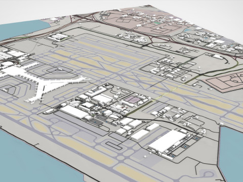 Hamad International Airport Modèle 3D