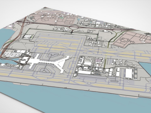 Hamad International Airport Modèle 3D