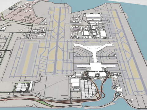Hamad International Airport Modèle 3D