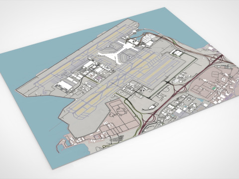 Hamad International Airport Modèle 3D