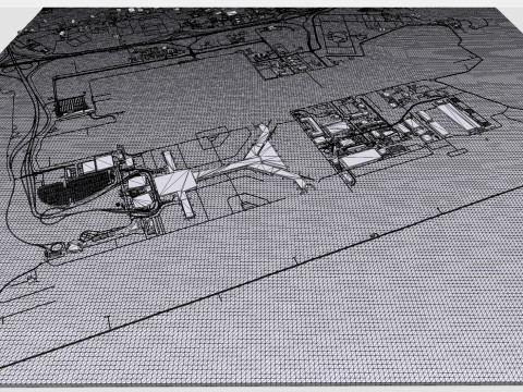 Hamad International Airport Modèle 3D