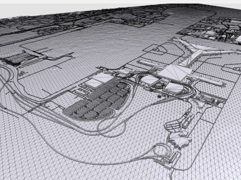 Hamad International Airport Modèle 3D