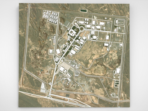 The Natanz Nuclear Facility Iran 3D Модель