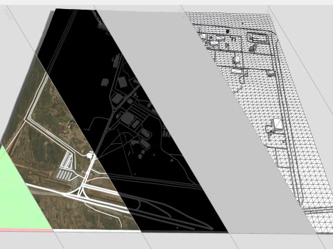 The Natanz Nuclear Facility Iran 3D Model