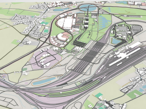 Eurotunnel Le Shuttle Great Britain Modelo 3D