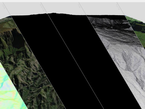 Volcano Piton des Neiges France 3D Model