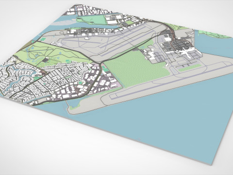 Oakland International Airport California United States 3D Model