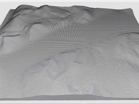 River Jiuma Co Gegye Ngari China 3D Model