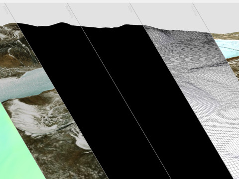 River Jiuma Co Gegye Ngari China 3D Model